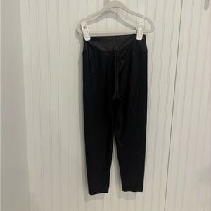 Black Faux Leather Leggings